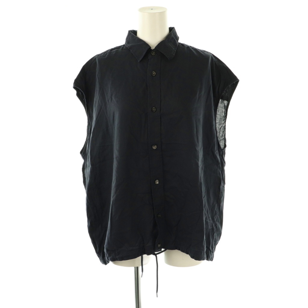 スピック&スパン Spick&Span 25SS リネンブレンドフレンチヘムギャザー 