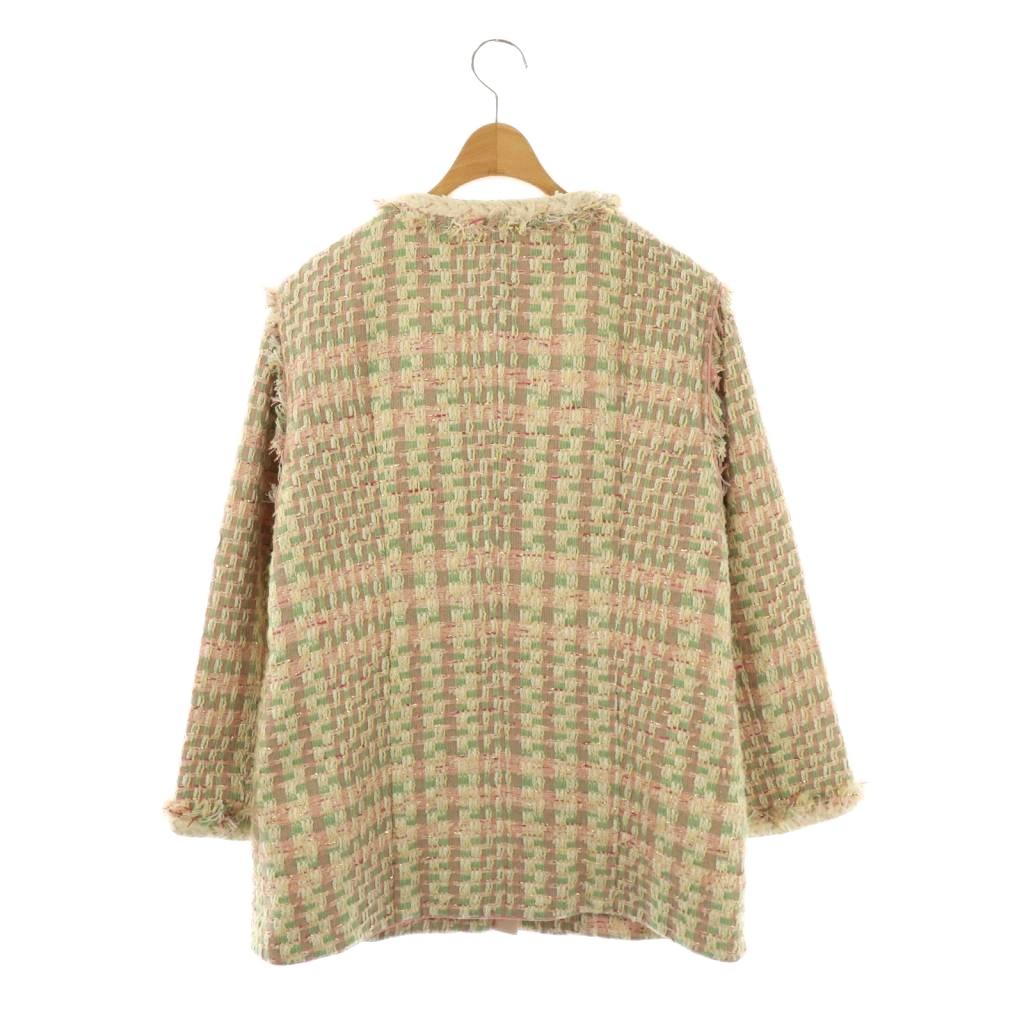 【ほぼ新品】チェスティ　2WAYツイードジャケット チェスティ chesty 2wayツイード ツイードジャケットコート 【公式通販】