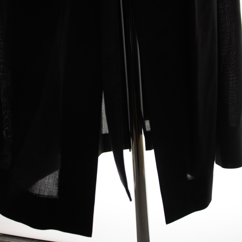 ADORE ロングジレ　黒　38 セール】 ドライタッチジョーゼットロングジレ （テーラードジャケット