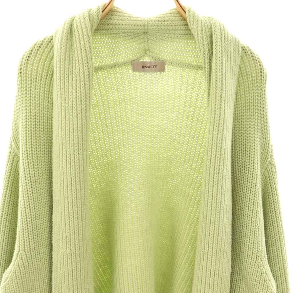 ジャスグリッティー JUSGLITTY 25SS シャイニートッパーカーデ