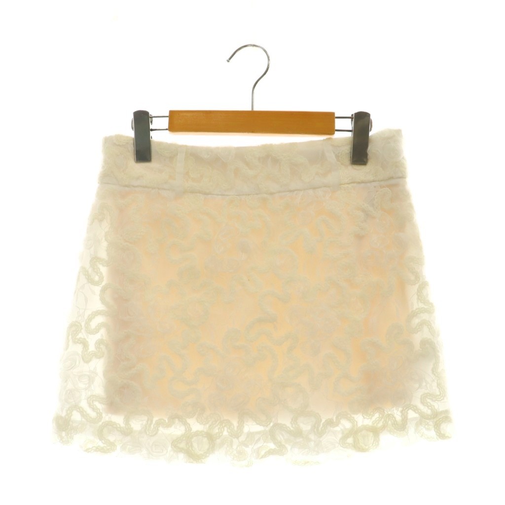 ameri vintage スカート アメリヴィンテージ Ameri VINTAGE FLOWER MIX LACE SHEER SKIRT