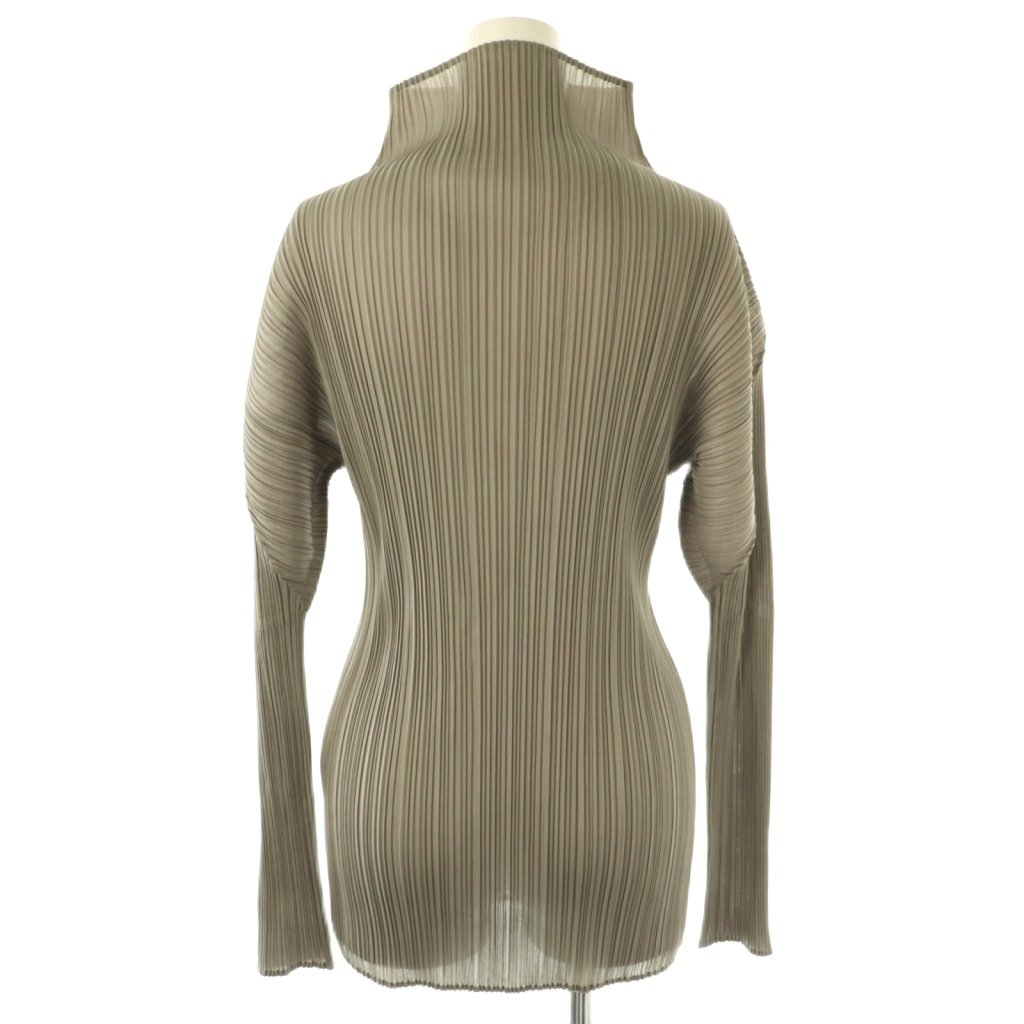 プリーツプリーズ ハイネックカットソー 長袖 （3） プリーツプリーズ  