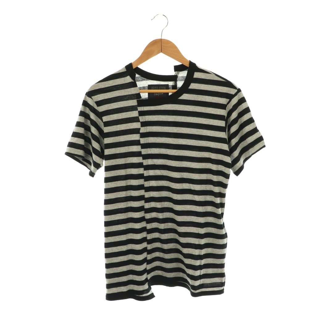 ヨウジヤマモト Yohji Yamamoto ボーダー Tシャツ カットソー