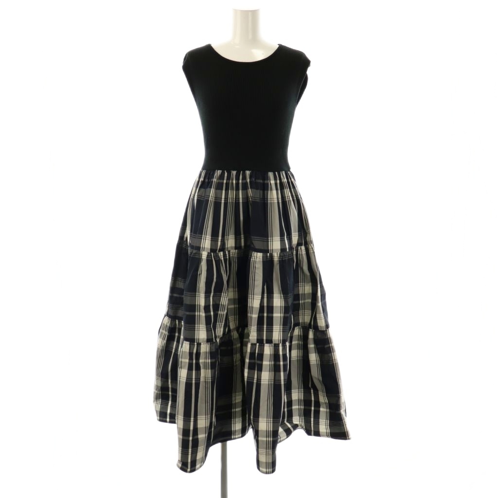 バーニーズニューヨーク BARNEYS NEW YORK ノースリーブ×チェック  