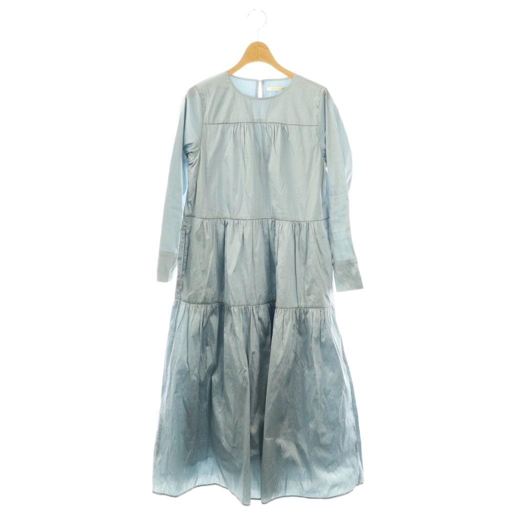 ヌキテパ NE QUITTEZ PAS! 24AW Poly Dupion Solid Tiered Dress