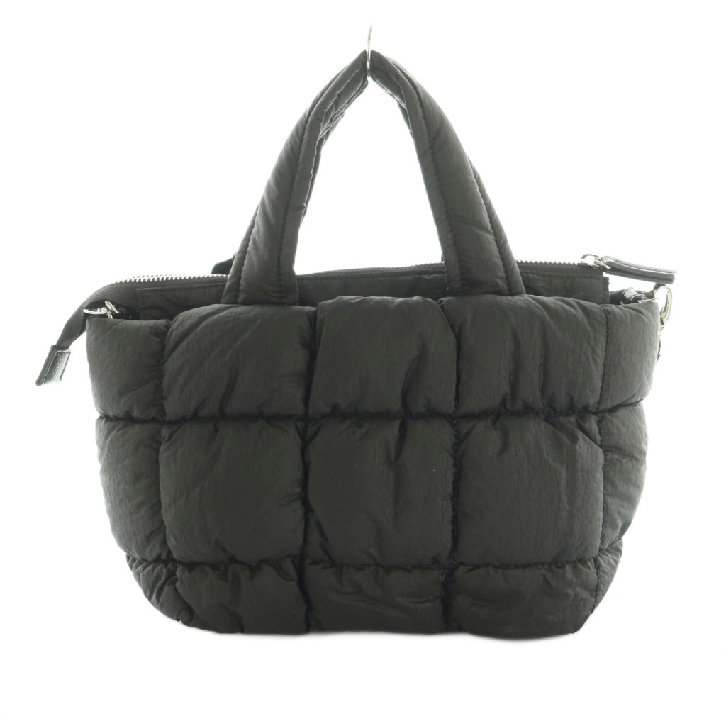 イアパピヨネ ear PAPILLONNER 2way もこもこブロックトートバッグS