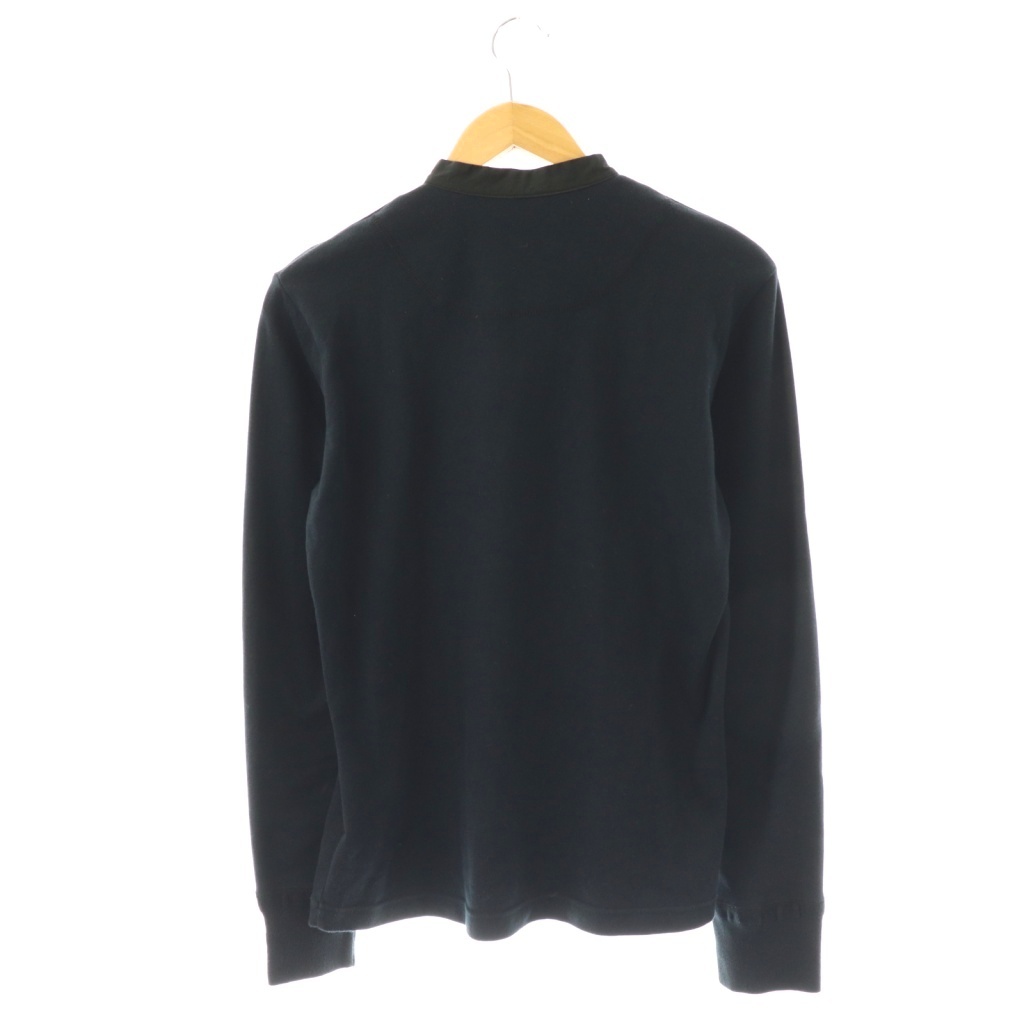 DRIES VAN NOTEN ヘンリーネック Tシャツ S NAVY/BLACK ドリスヴァン 