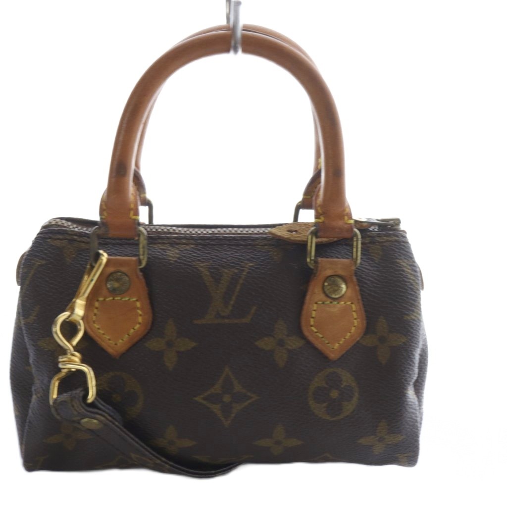 ルイヴィトン LOUIS VUITTON モノグラム ミニスピーディ ハンドバッグ  