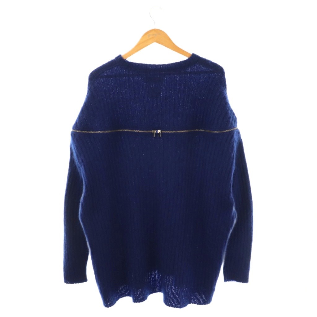 ファセッタズム FACETASM ZIPPER KNITニットクルーネック セーター 