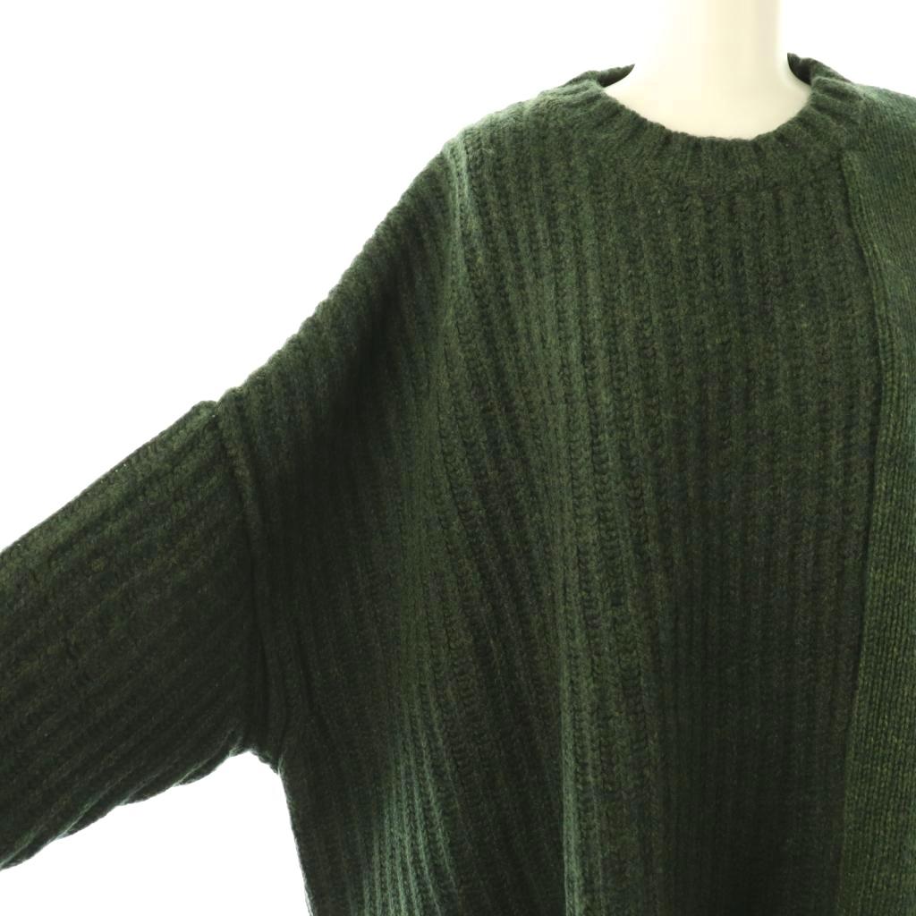 ジャーナルスタンダードラックス　ラムミックスプルオーバー　ニット　セーター　緑 ジャーナルスタンダード ラックス JOURNAL STANDARD LUXE ラムミックス