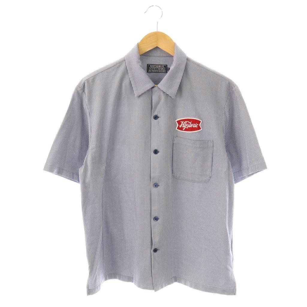 ヒステリックグラマー HYSTERIC GLAMOUR 23SS GROCERY ワッペンシャツ 