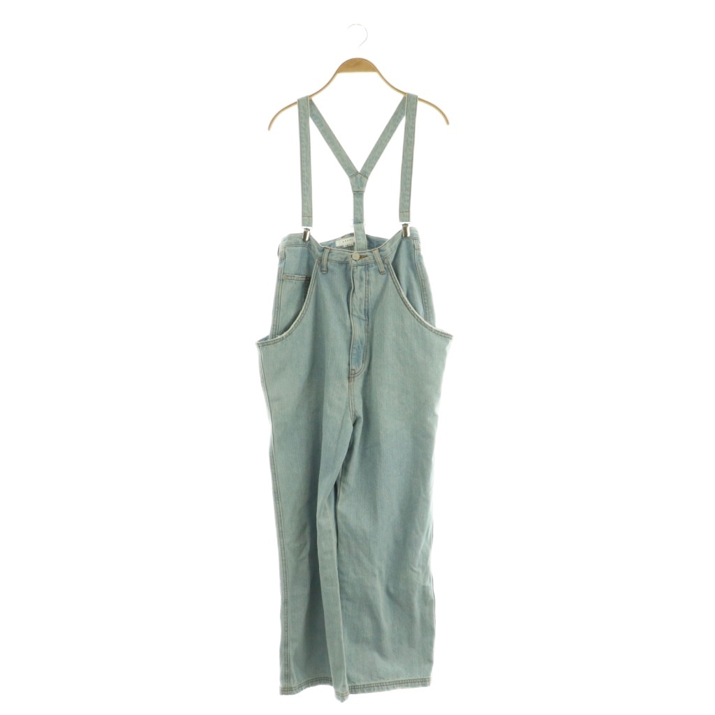 パンツ Ameri HIGH WAIST WIDE SUSPENDERS PANTS Ameri（アメリ）の「HIGH WAIST WIDE SUSPENDERS PANTS（デニムパンツ
