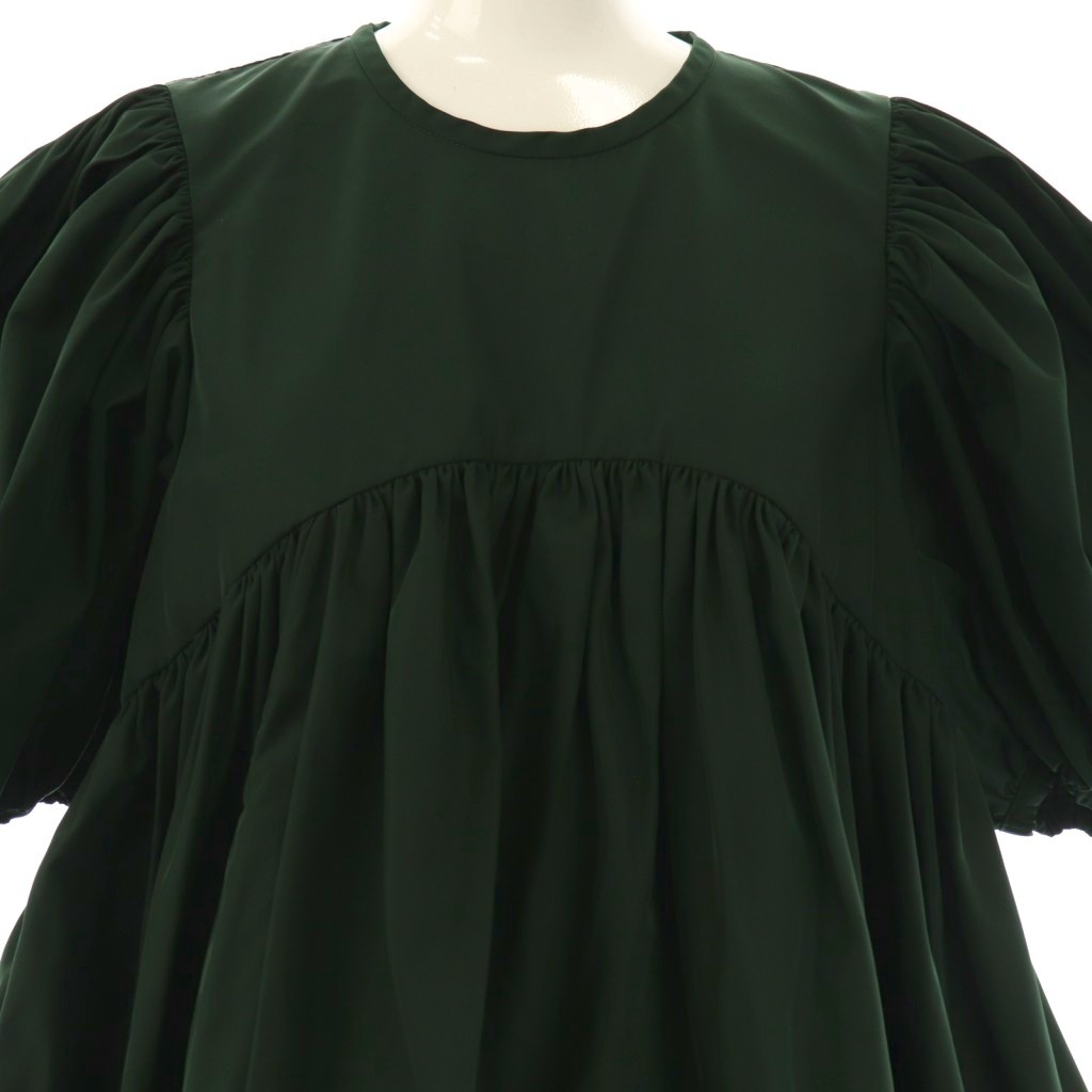 エンフォルド ENFOLD PEメモリーツイル パフスリーブBLOUSE ブラウス  