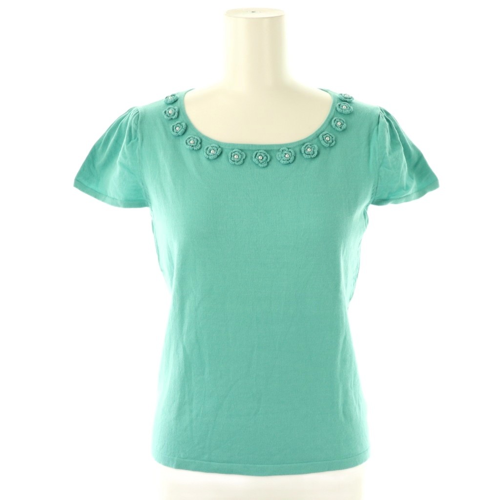 エムズグレイシー　半袖ニット　サマーカーディガン trim_ofcrs_itemaddd2b042f0b11f