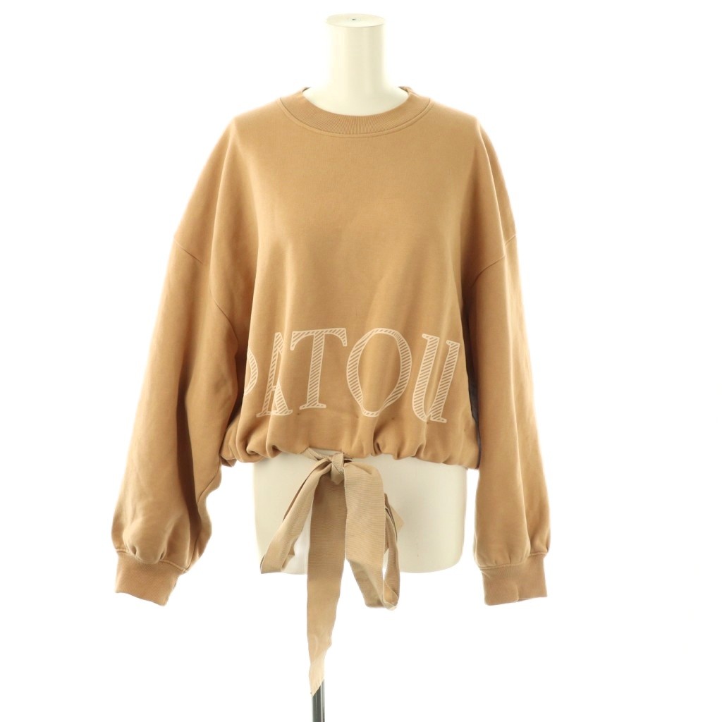 パトゥ PATOU オーガニックコットン クロップド ドローストリング  