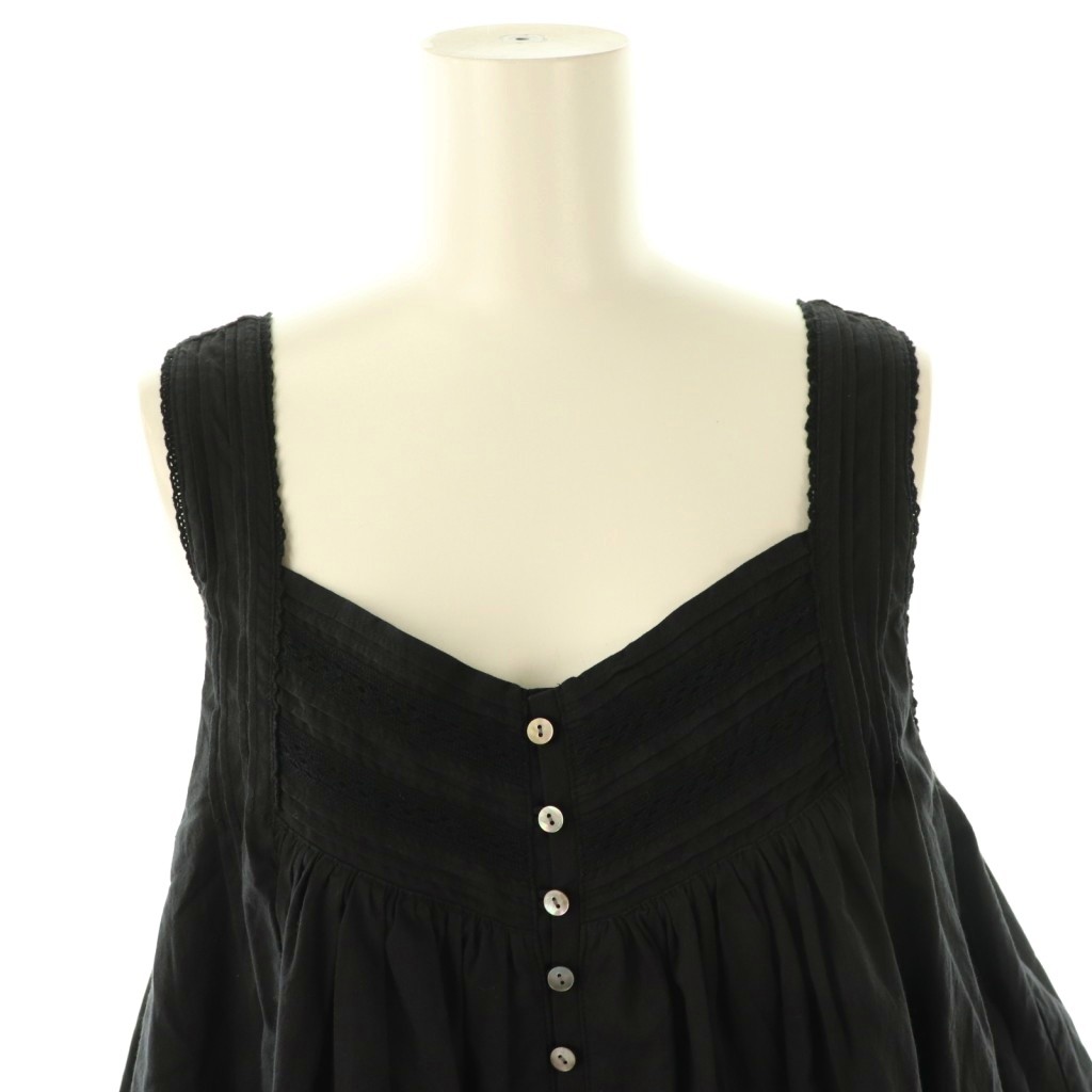 エイミーイストワール eimy istoire コットンレースフレアワンピース F