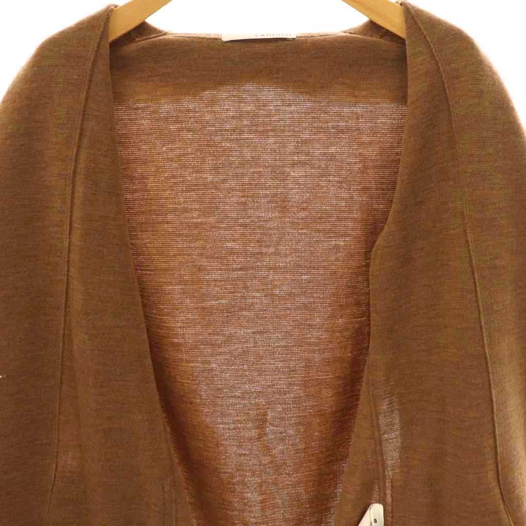 ラルディーニ LARDINI ウール ニットジャケット テーラード 38