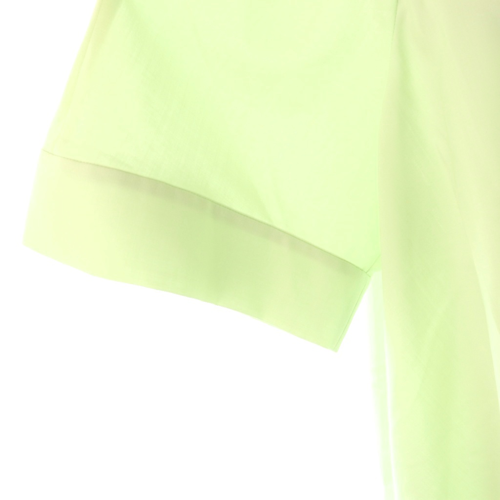 エンフォルド ENFOLD 25SS HIGH-NECK BLOUSE ブラウス シャツ 半袖  