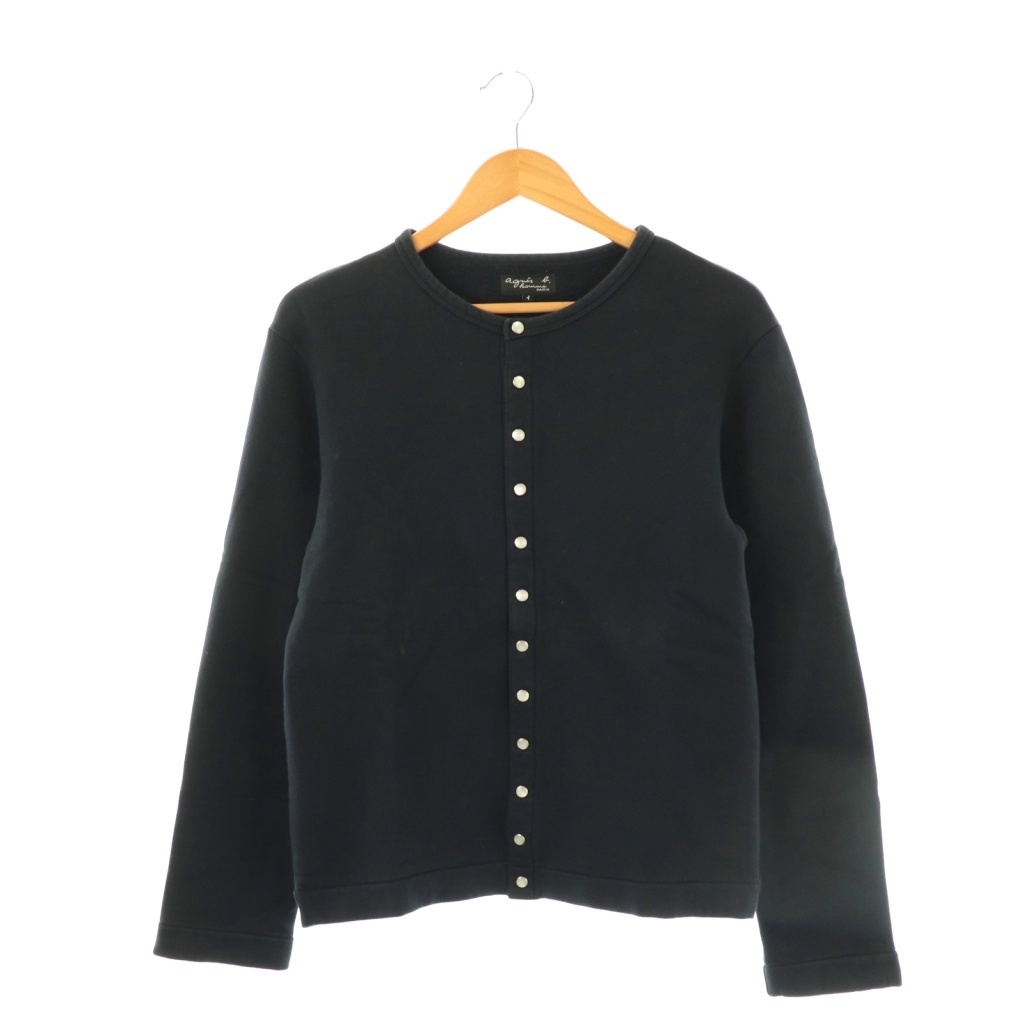 アニエスベーオム Agnes b. homme プレッション カーディガン クルー 