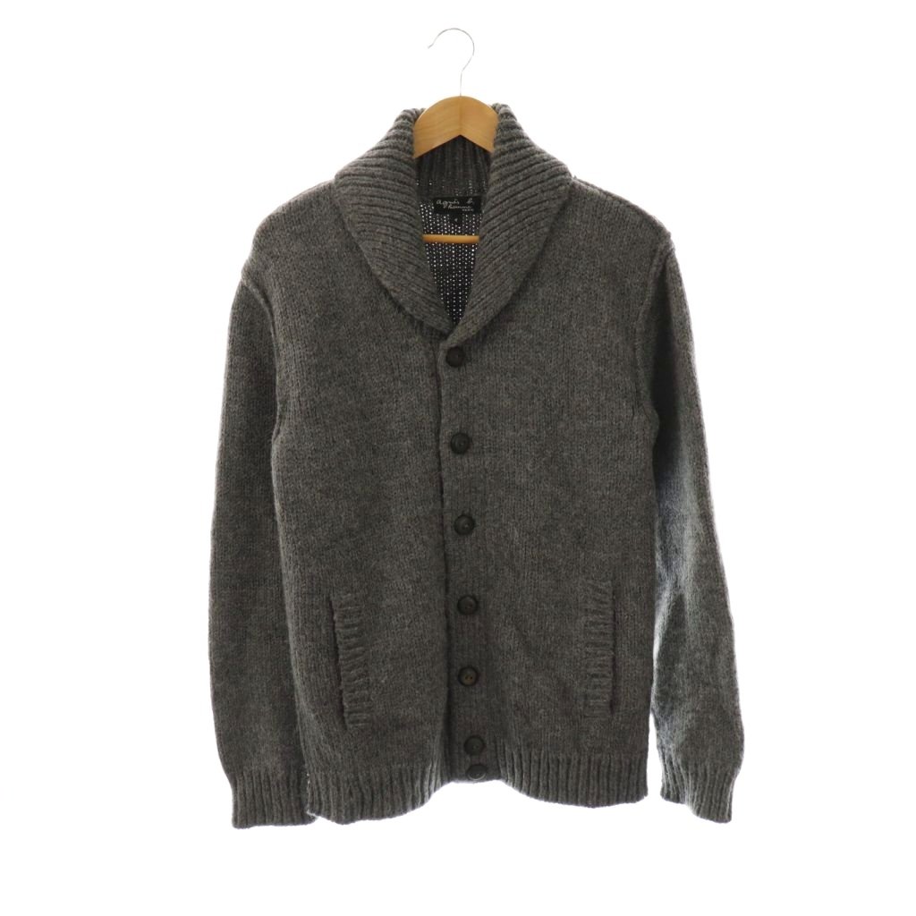 アニエスベーオム Agnes b. homme アルパカ ニット カーディガン 