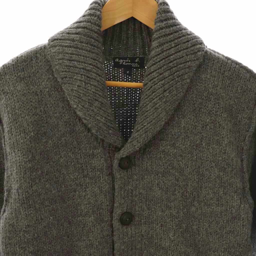 アニエスベーオム Agnes b. homme アルパカ ニット カーディガン 
