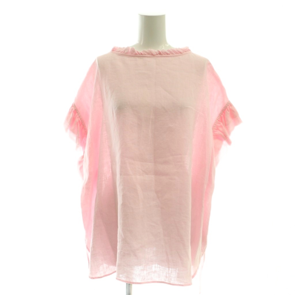 ピンクハウスフレンチスリーブフリルブラウス セール】 フリル使いブラウス （シャツ・ブラウス）｜PINK HOUSE