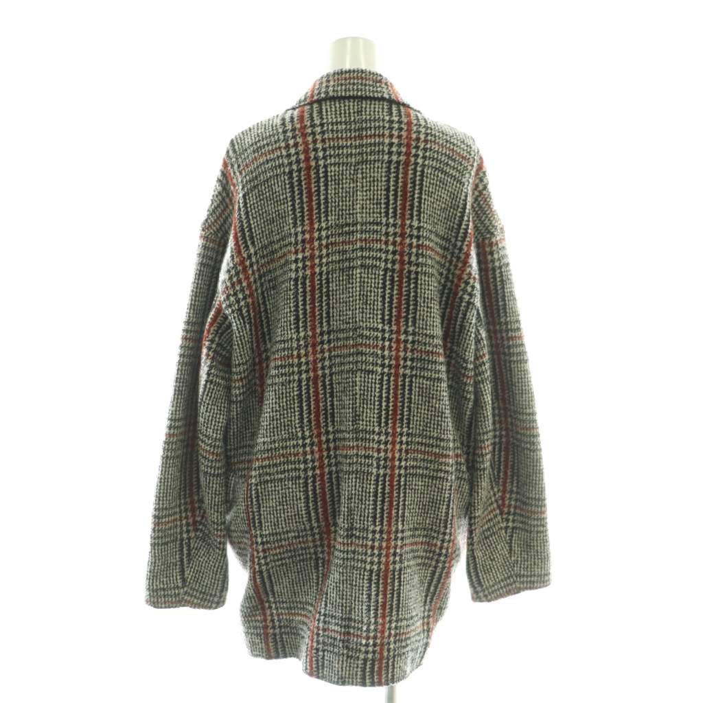 ■専用■美品 トゥモローランド マカフィー 定価4,7万円 チェック柄コート セール】コットンリバーチェック ダブルブレストコート（その他