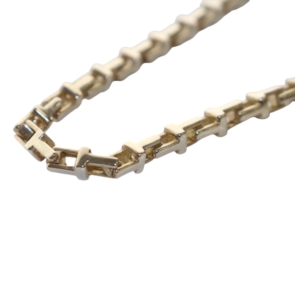 Tiffany ティファニー　ネックレスチェーン　40cm Ag925 美品 40cm 太め ティファニー ラージ チェーン ネックレス