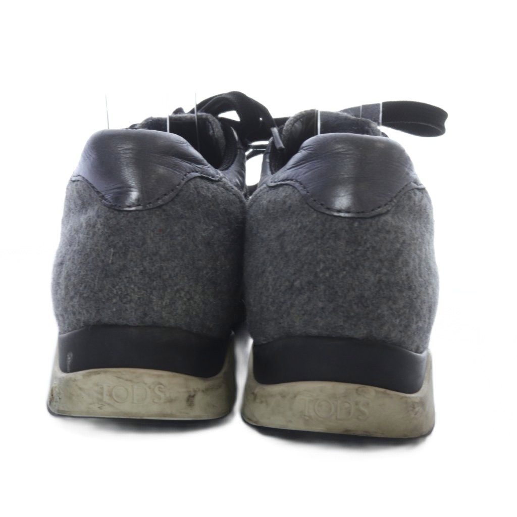 TOD'S トッズ ローカットスニーカー 異素材 グレー 37 1/2 TOD'S トッズ ローカットスニーカー 異素材 グレー 37 1/2
