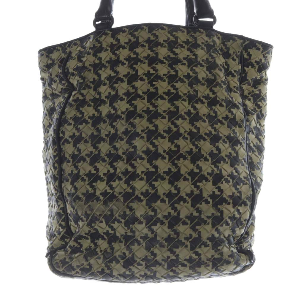 ボッテガヴェネタ BOTTEGA VENETA 千鳥格子柄 イントレチャート トート