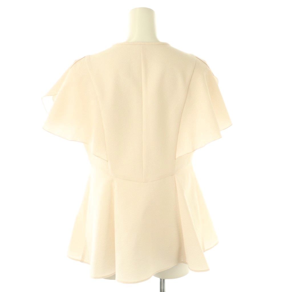 アナイ ANAYI 25SS サッカーストレッチペタルスリーブ ブラウス シャツ 