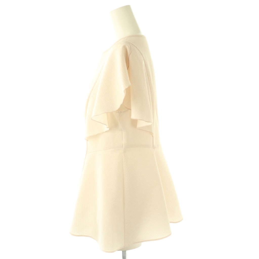 アナイ ANAYI 25SS サッカーストレッチペタルスリーブ ブラウス シャツ 