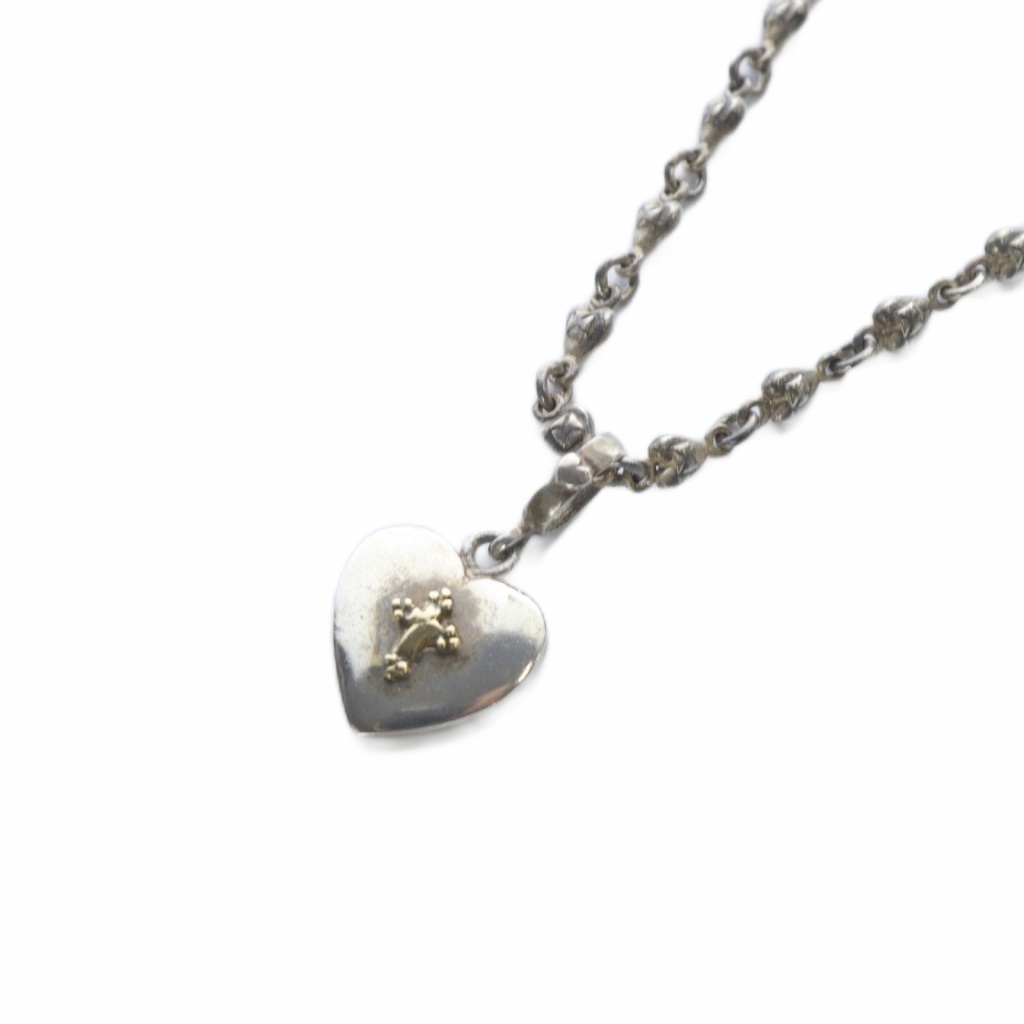 ローリーロドキン Loree Rodkin ハートクロスネックレス ペンダント