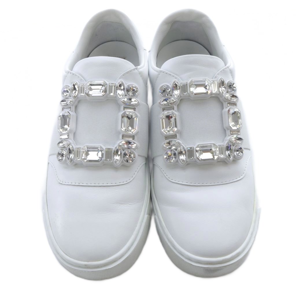 ロジェヴィヴィエ ROGER VIVIER VERY VIVIER ストラスバックル レザー 