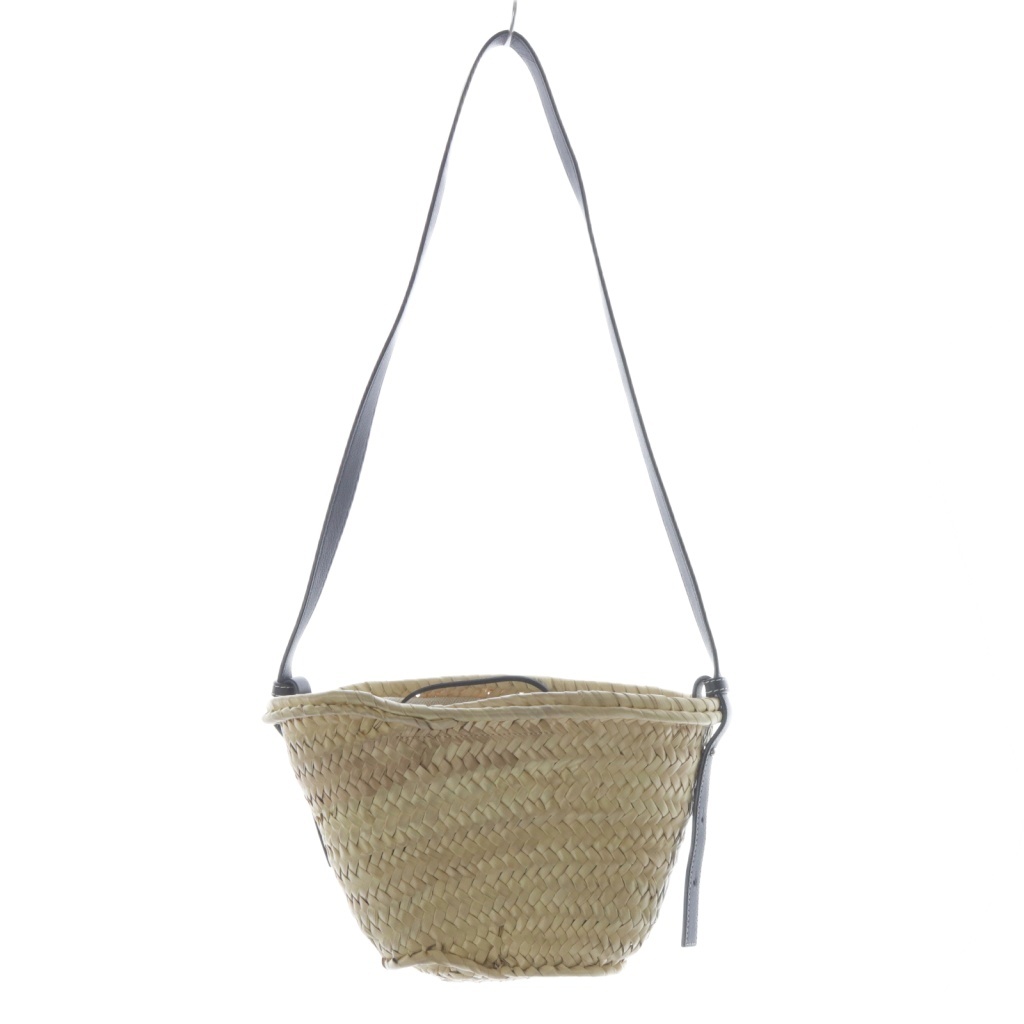 LOEWE かごバッグ 黒とベージュ