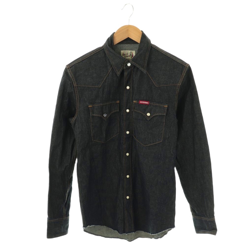 ヒステリックグラマー HYSTERIC刺繍 ウエスタンデニムシャツ HYSTERIC
