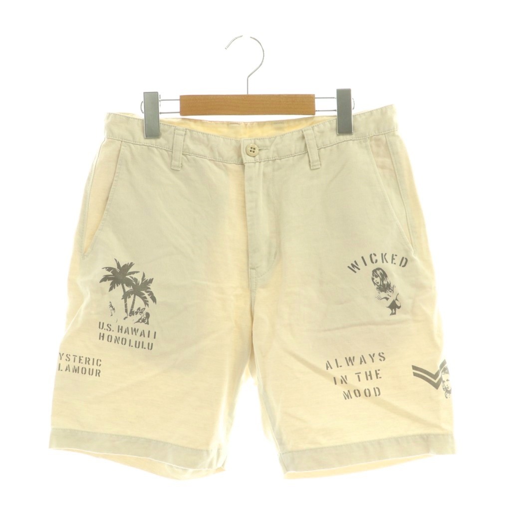 ヒステリックグラマー HYSTERIC GLAMOUR WICKED pt ショートパンツ