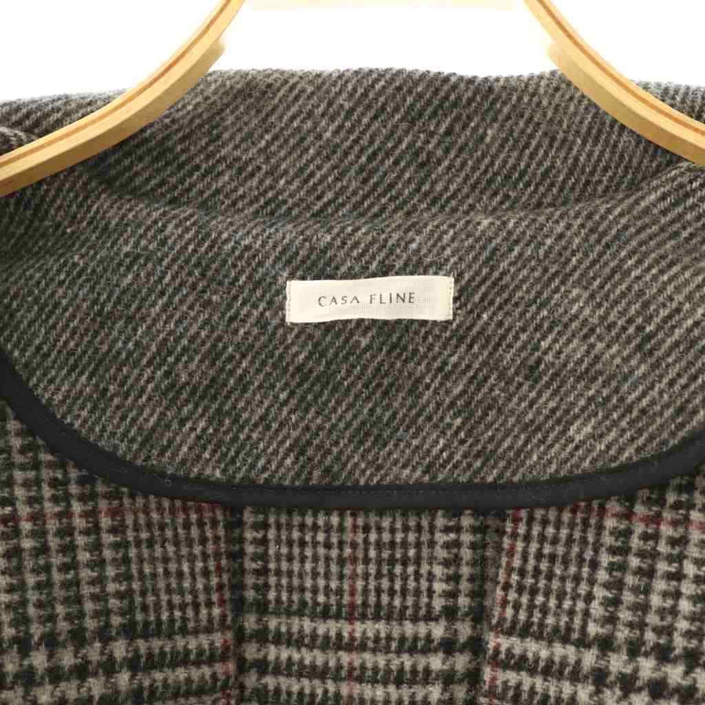 カーサフライン CASA FLINE ハイネックポンチョコート アウター ロング