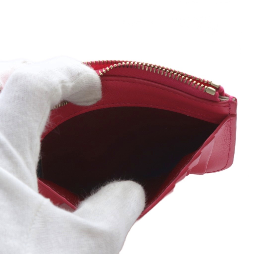 クロエ CHLOE ロゴ刺繍 スモールパース カードケース コインケース  