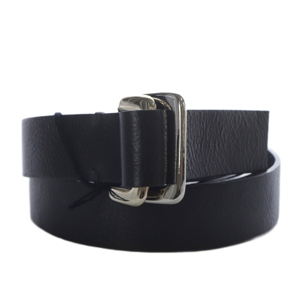 未使用品 ブラミンク BLAMINK ナローベルト カーフレザー