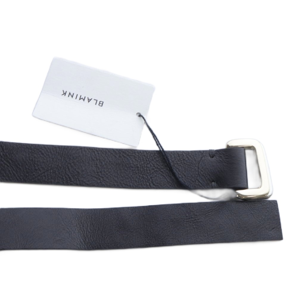 未使用品 ブラミンク BLAMINK ナローベルト カーフレザー