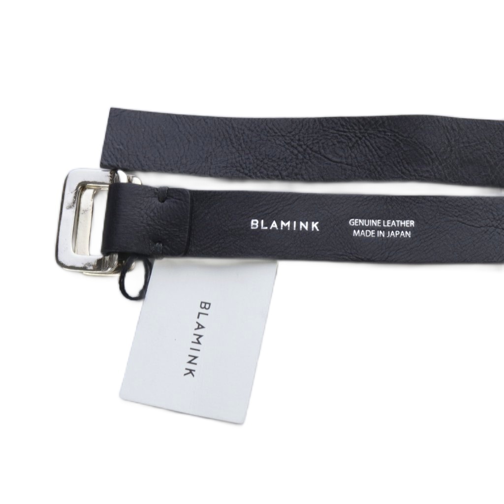 blamink カウブラックナローベルト ナローベルト（BLACK）