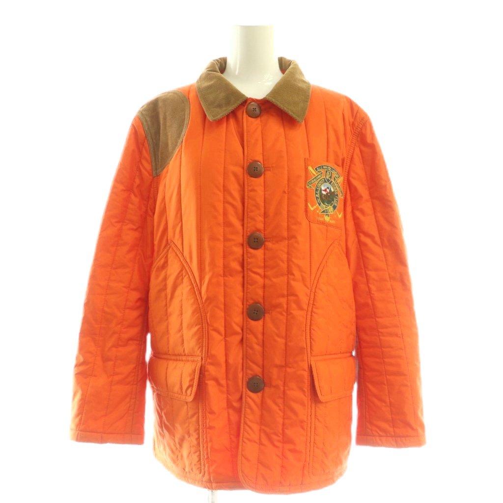 LAUREN RALPH LAUREN コーデュロイ ジャケット エンブレム ラルフローレン RALPH LAUREN コーデュロイ襟 エンブレム パディング
