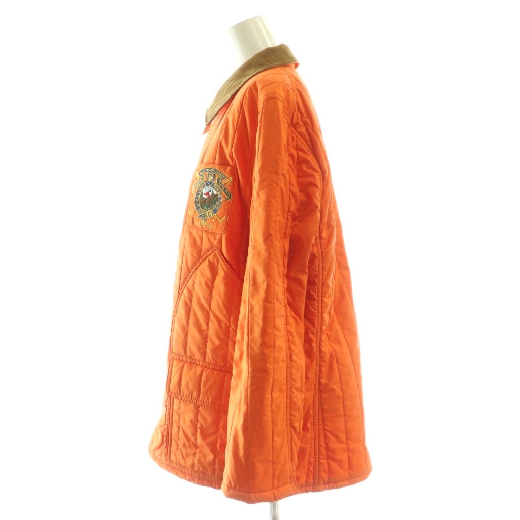 LAUREN RALPH LAUREN コーデュロイ ジャケット エンブレム ラルフローレン RALPH LAUREN コーデュロイ襟 エンブレム パディング