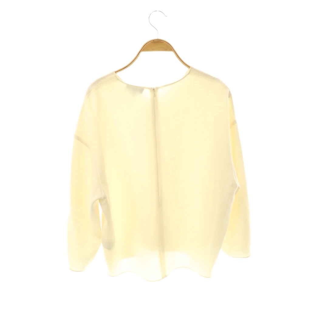 レディース Theory Admiral Crepe Round VNK Topオフホワイト