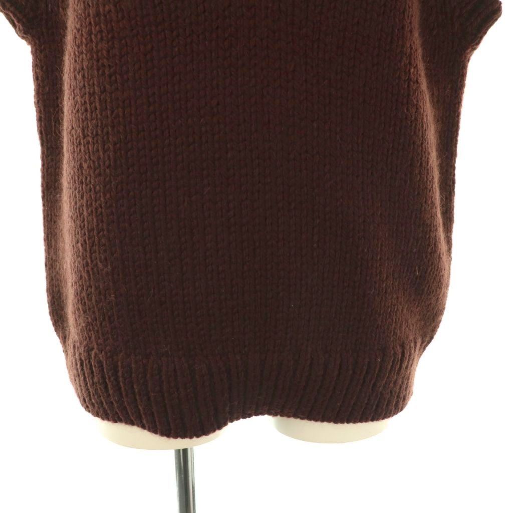 ドリスヴァンノッテン DRIES VAN NOTEN ウールモヘヤニットベスト V 