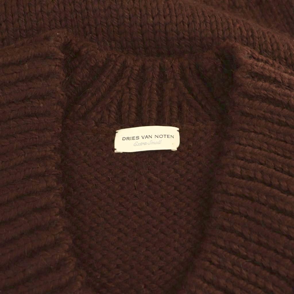 ドリスヴァンノッテン DRIES VAN NOTEN ウールモヘヤニットベスト V 
