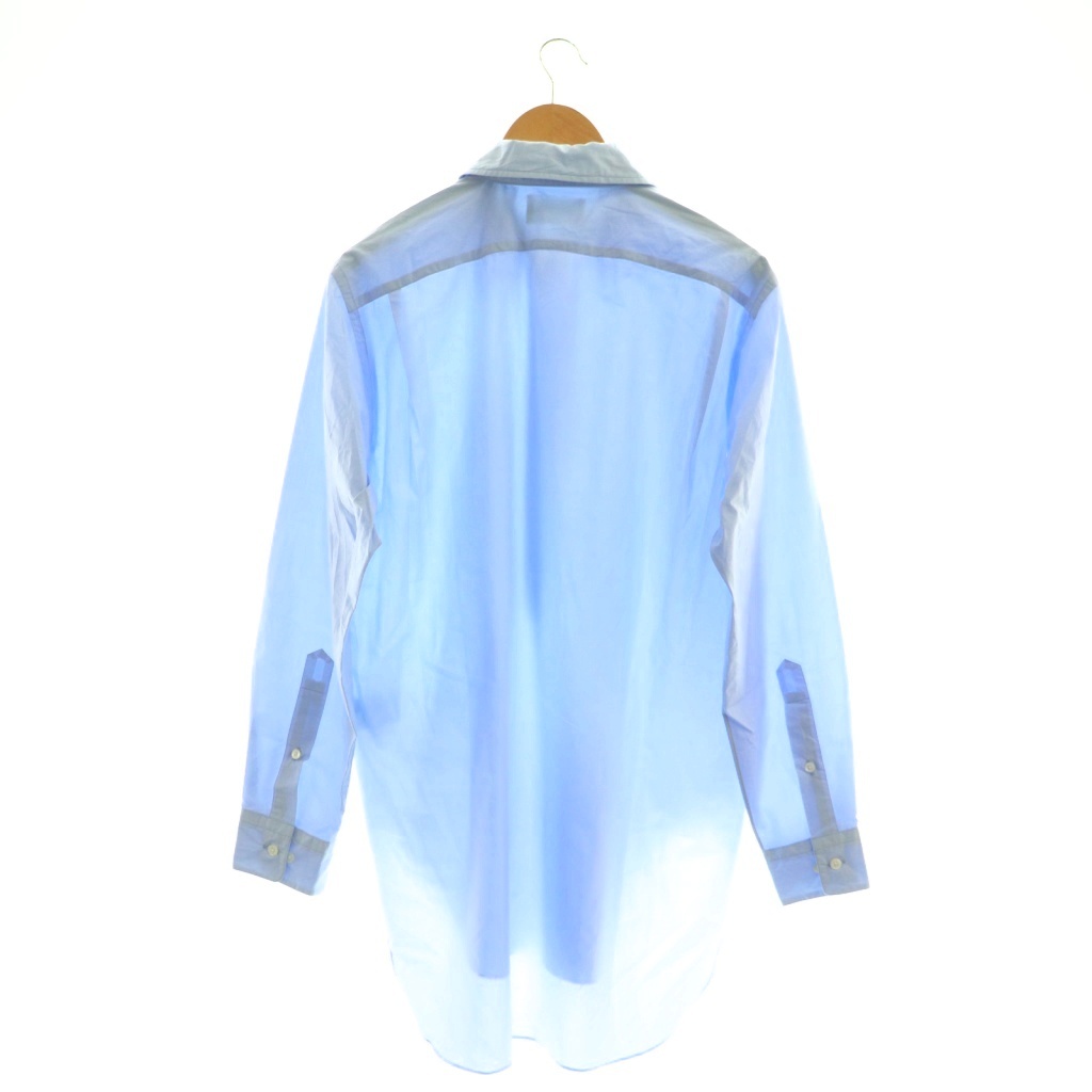 マーカウェア MARKA WARE MA COMFORT FIT SHIRTシャツ コットン 2 青  