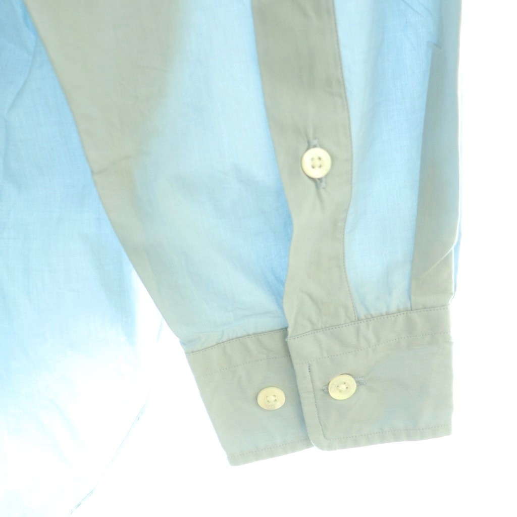 マーカウェア MARKA WARE ワーカーシャツ コットン 2 スモークブルー  