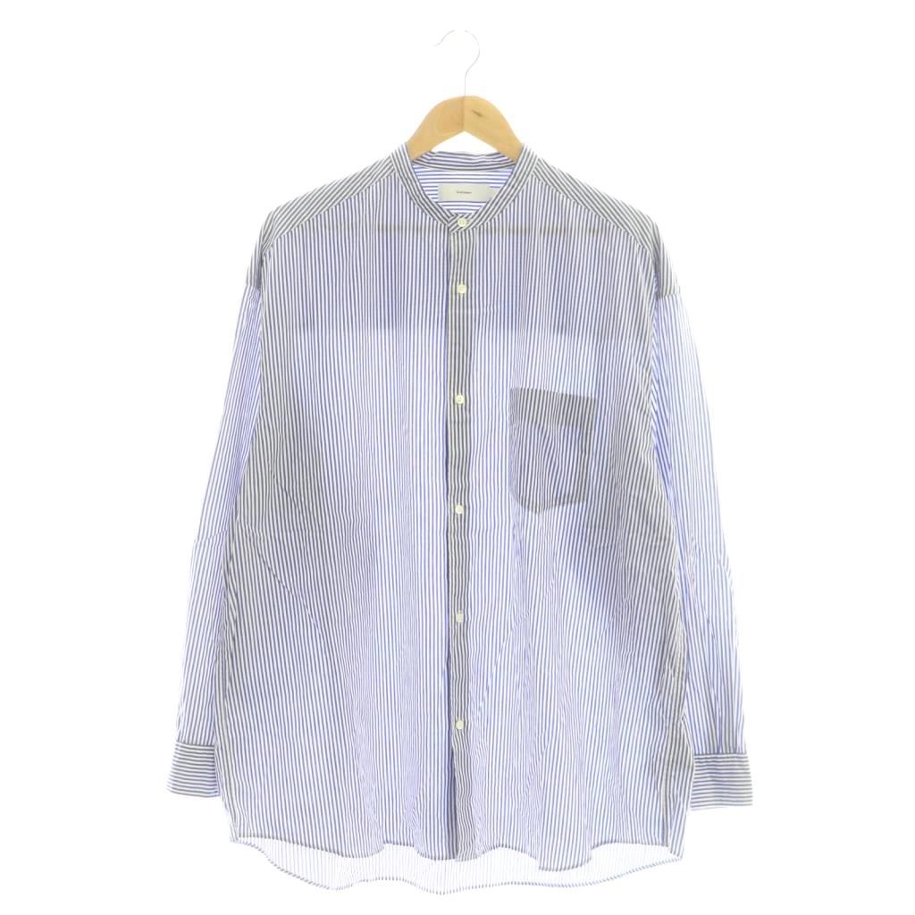 グラフペーパー Graphpaper Broad LS Oversized Band Collar
